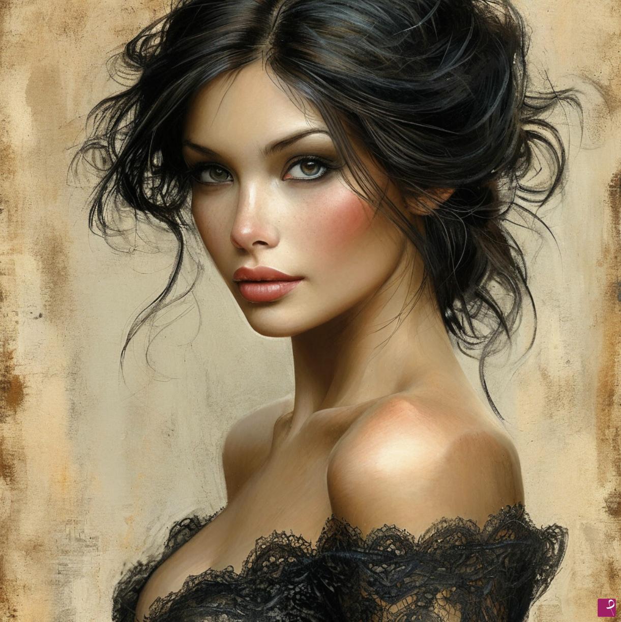quadri in vendita online - Nice girl 
