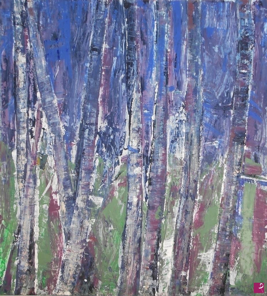quadri in vendita online - Nine dead trees