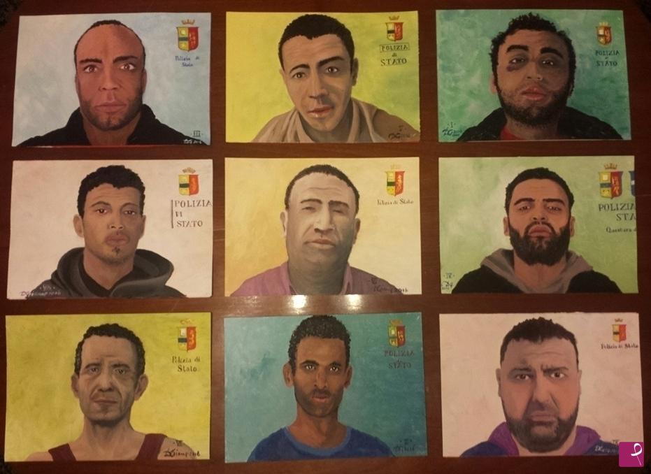 quadri in vendita online - Nine Wanted