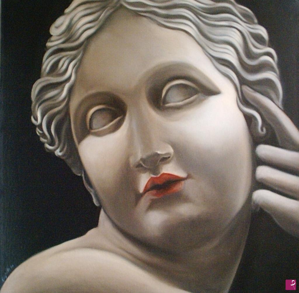 quadri in vendita online - NINFA GIACENTE NIADE OMAGGIO A CANOVA