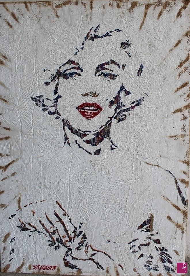 quadri in vendita online - “Nivea Marilyn”Artista VANARI (Ivan Vaccari)