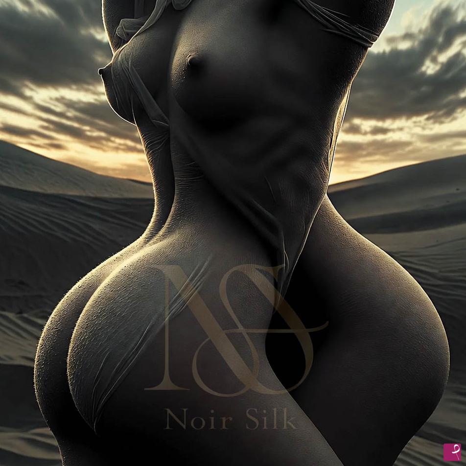 quadri in vendita online - Noir Silk Embrace 5