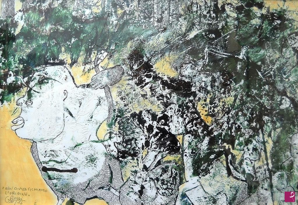quadri in vendita online - Non dimenticare l'origine 48x33 cm su carta