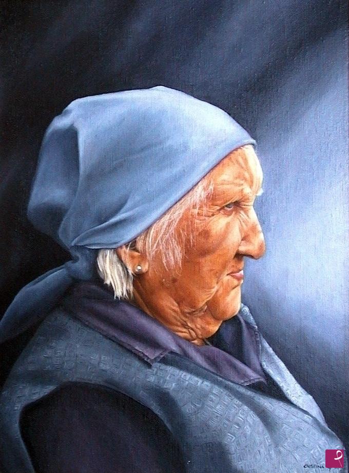 quadri in vendita online - Nonna Cecilia
