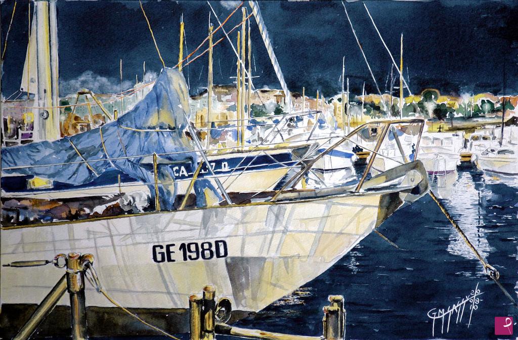 quadri in vendita online - "Nora" & "Otium" la sera al pennello di Bonaria - Cagliari