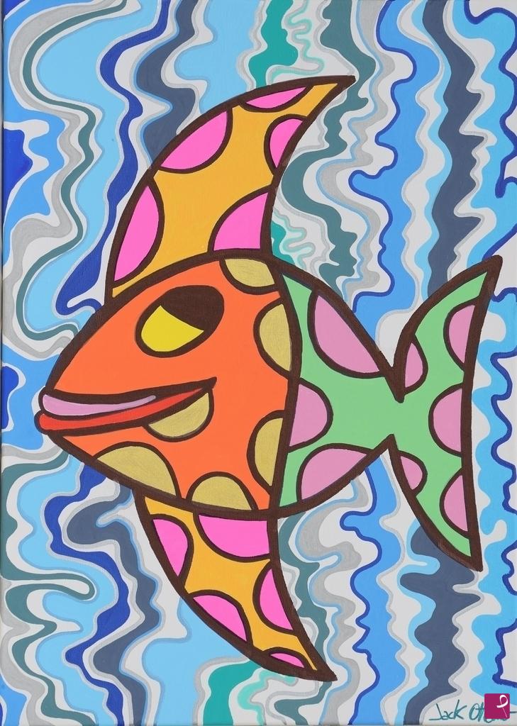 quadri in vendita online - NORSKA POP SALMON