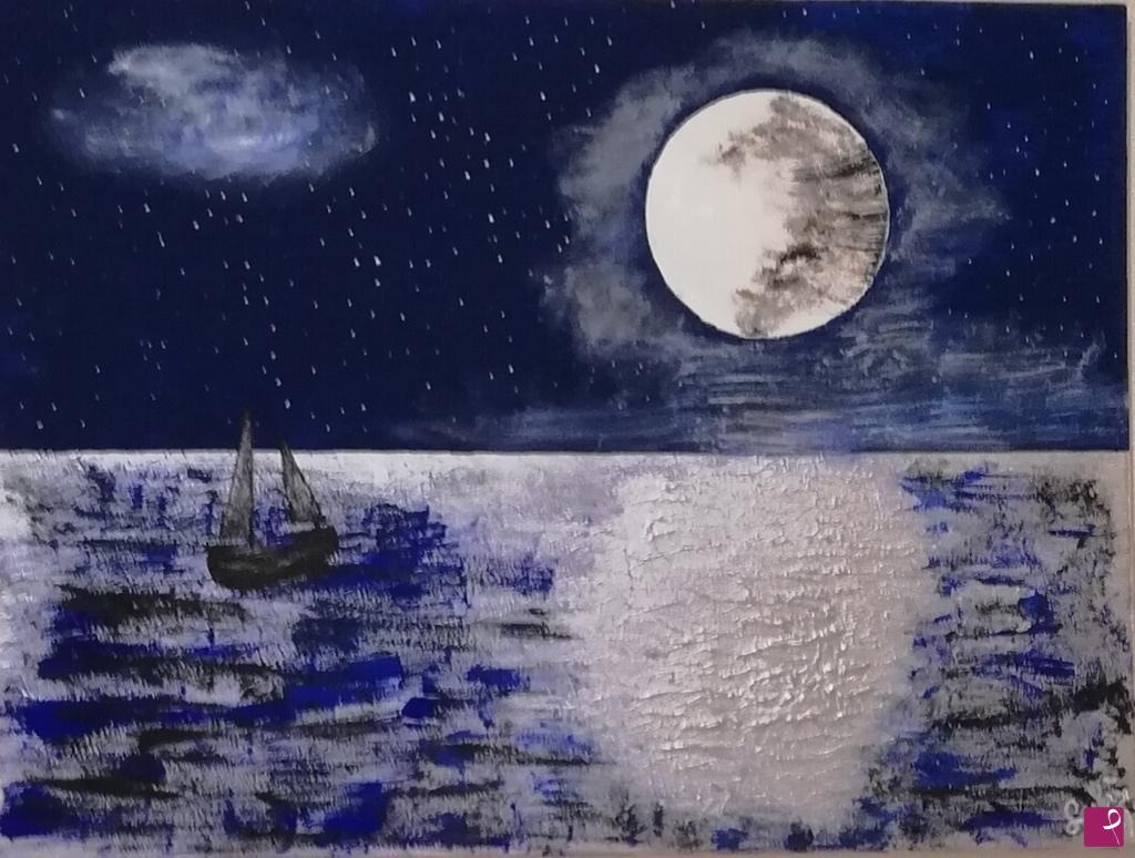 quadri in vendita online - NOTTE DI LUNA