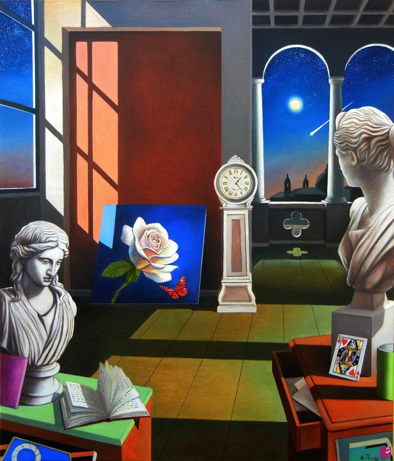 quadri in vendita online - Notte di poesia