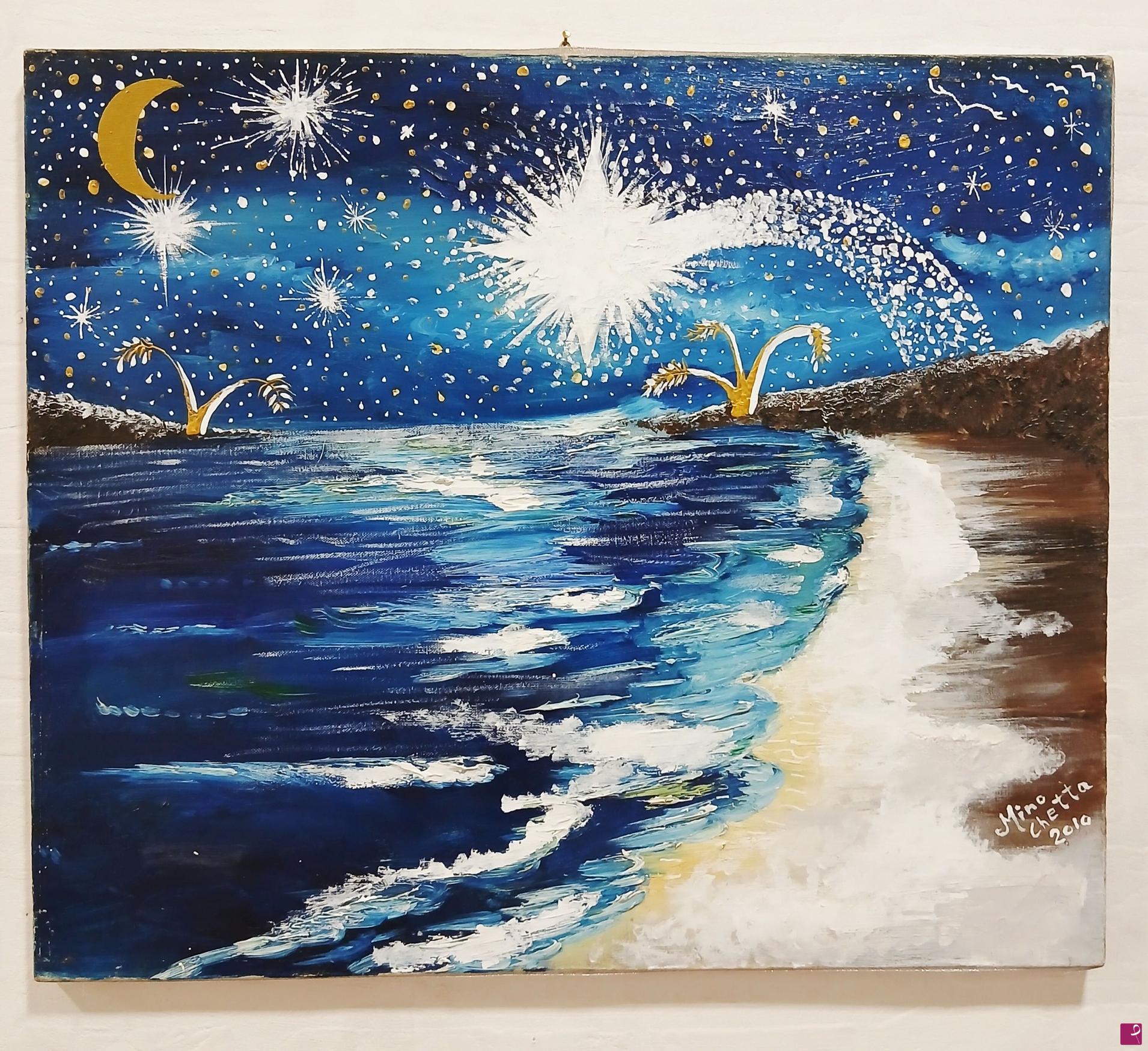 quadri in vendita online - NOTTE DI STELLE NEL SALENTO