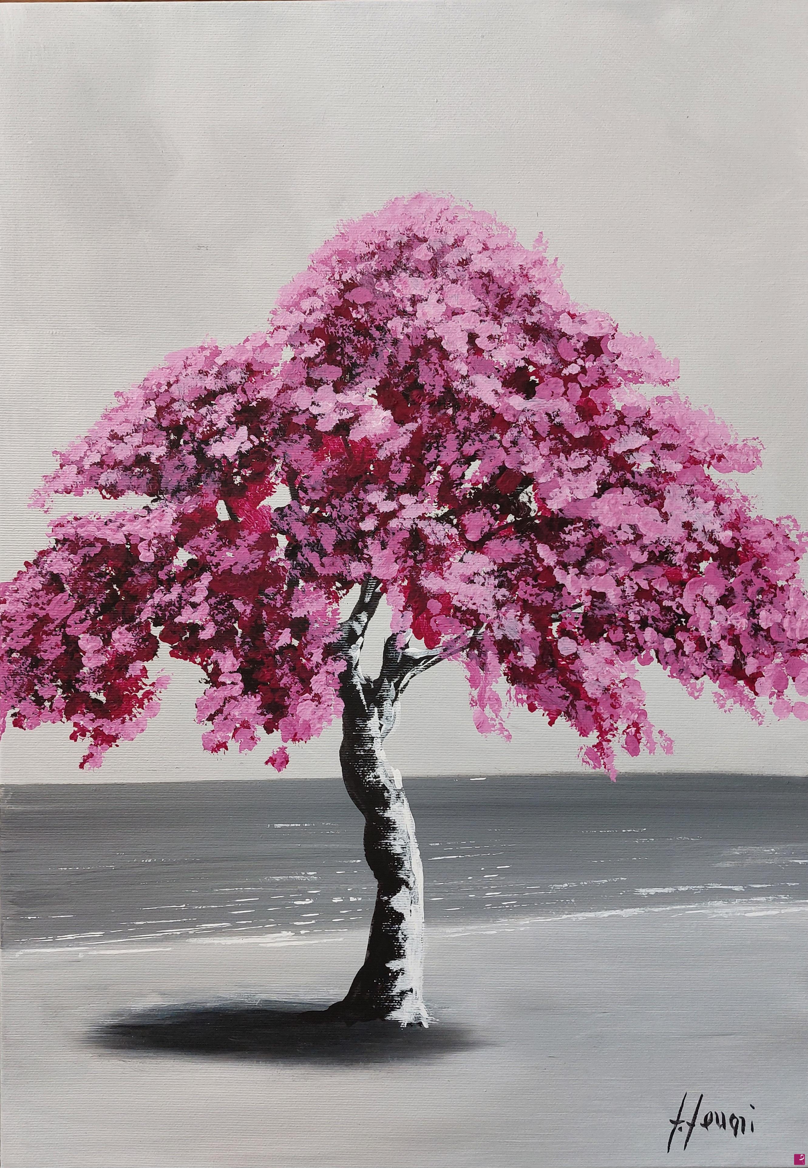 quadri in vendita online - Notte fucsia