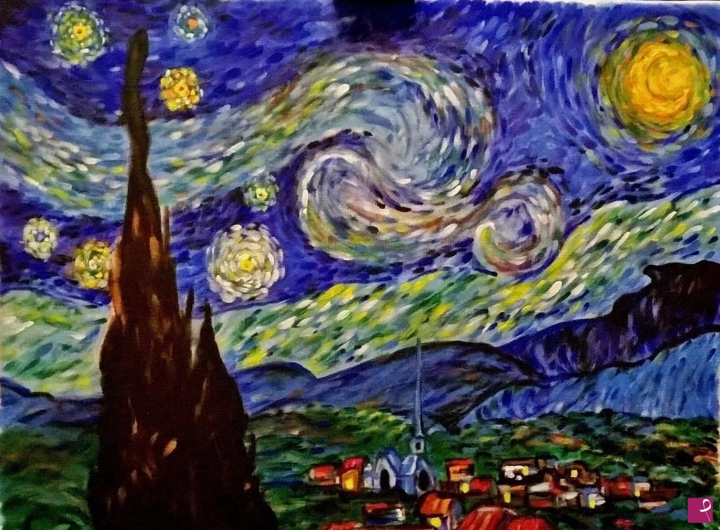 quadri in vendita online - Notte stellata