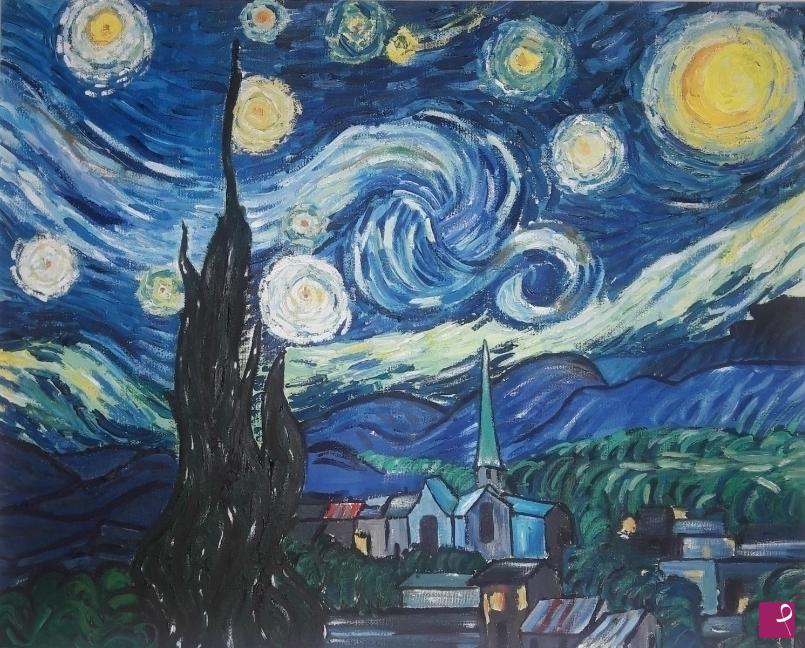 quadri in vendita online - Notte Stellata
