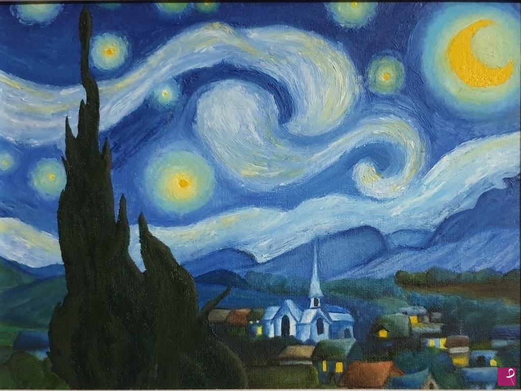 quadri in vendita online - Notte stellata