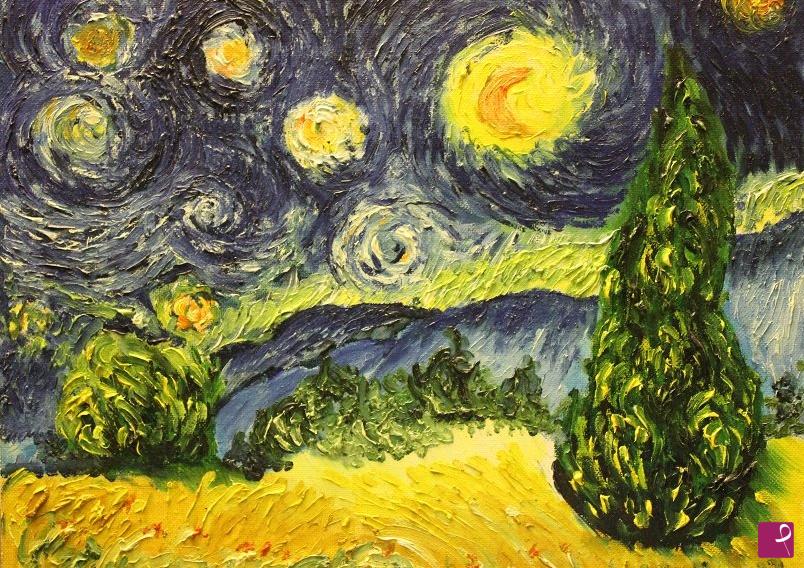 quadri in vendita online - Notte stellata