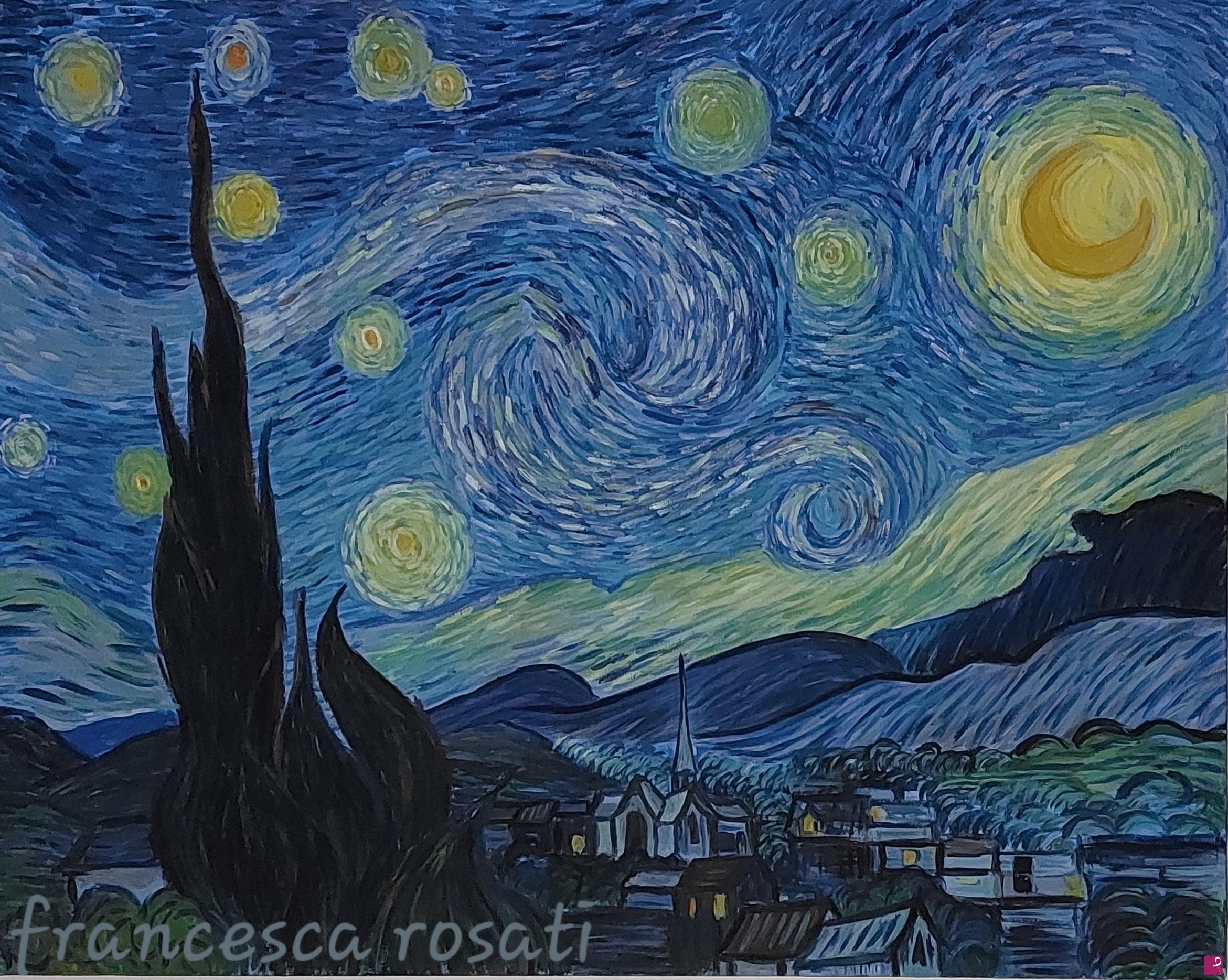 quadri in vendita online - Notte stellata 