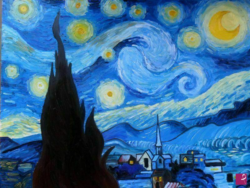 quadri in vendita online - notte stellata