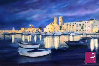 disponibile quadro - Polignano a mare - Teresa Ricchiuto