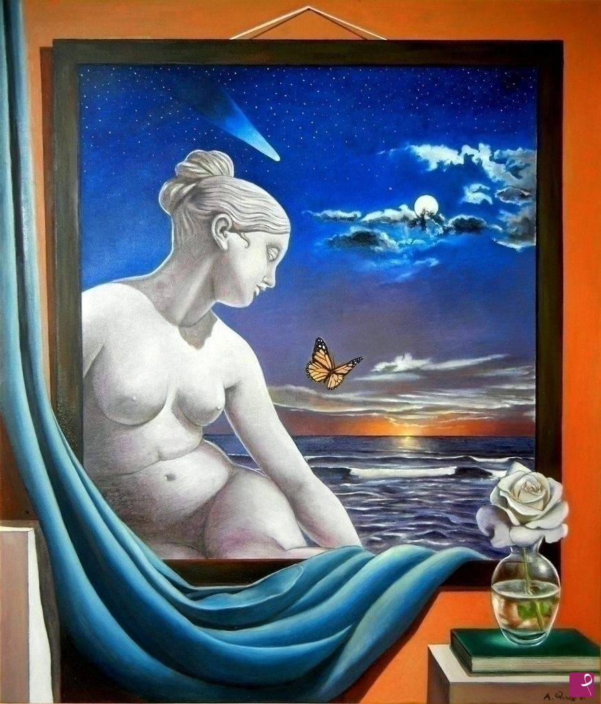 quadri in vendita online - Notturno d'amore