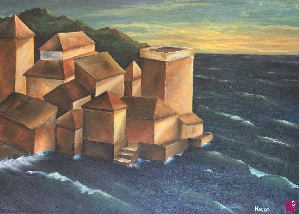 quadri in vendita online - NOTTURNO MARINO