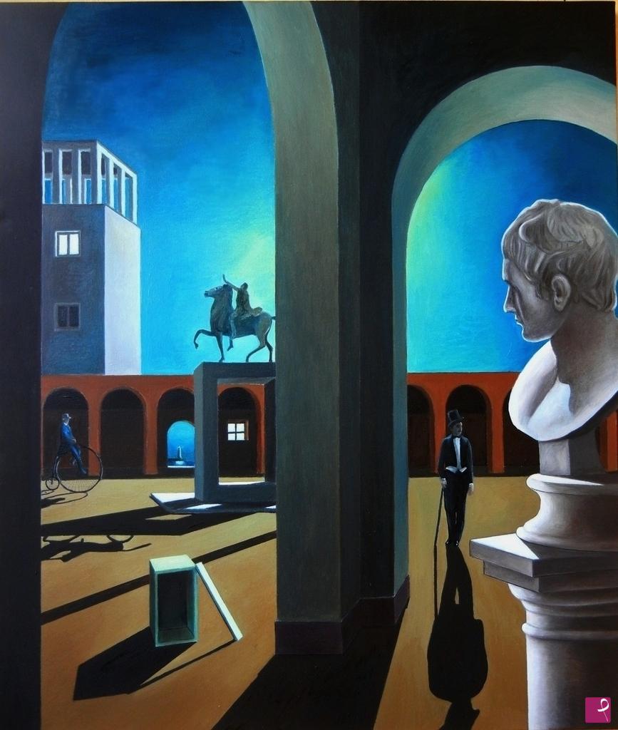 quadri in vendita online - NOTTURNO METAFISICO