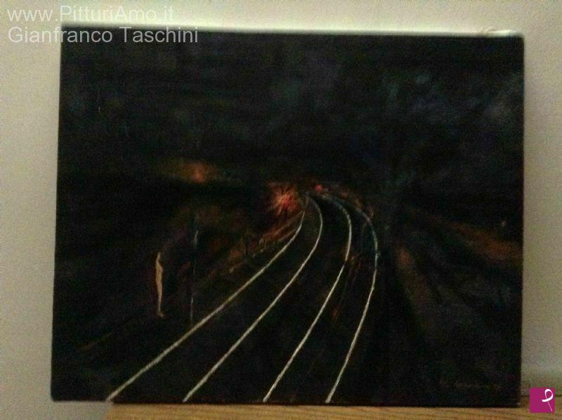 quadri in vendita online - notturno metafisico
