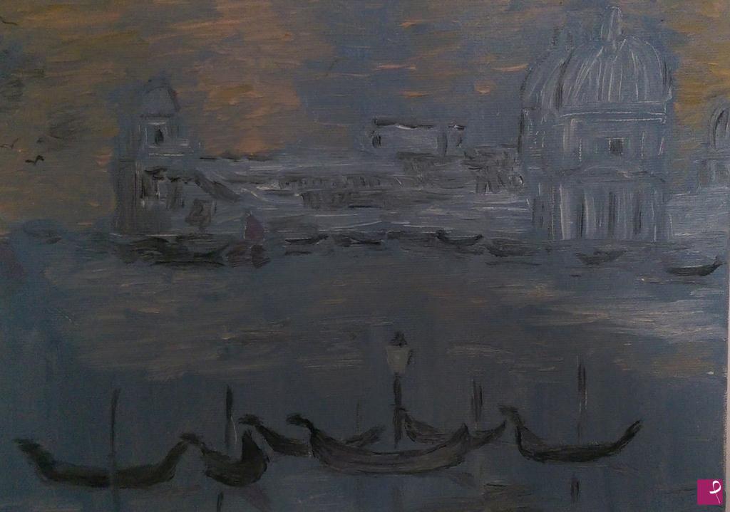quadri in vendita online - Notturno veneziano