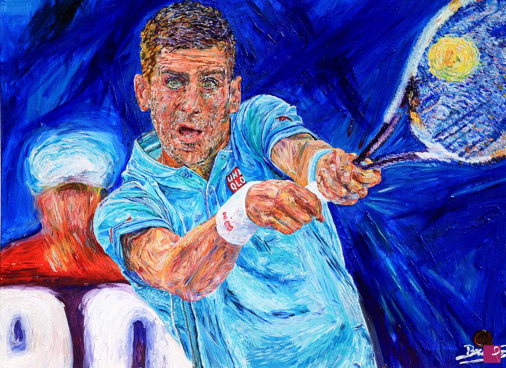 quadri in vendita online - Novak Djokovic