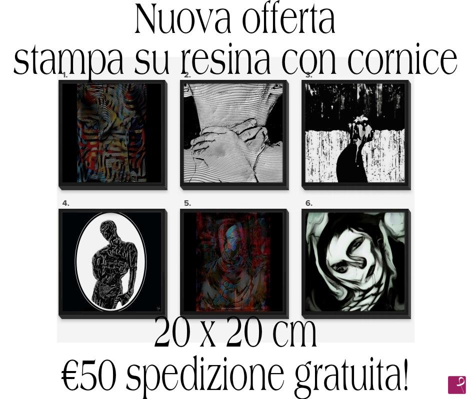 quadri in vendita online - Novità 20x20cm = €50 spedizione gratuita!