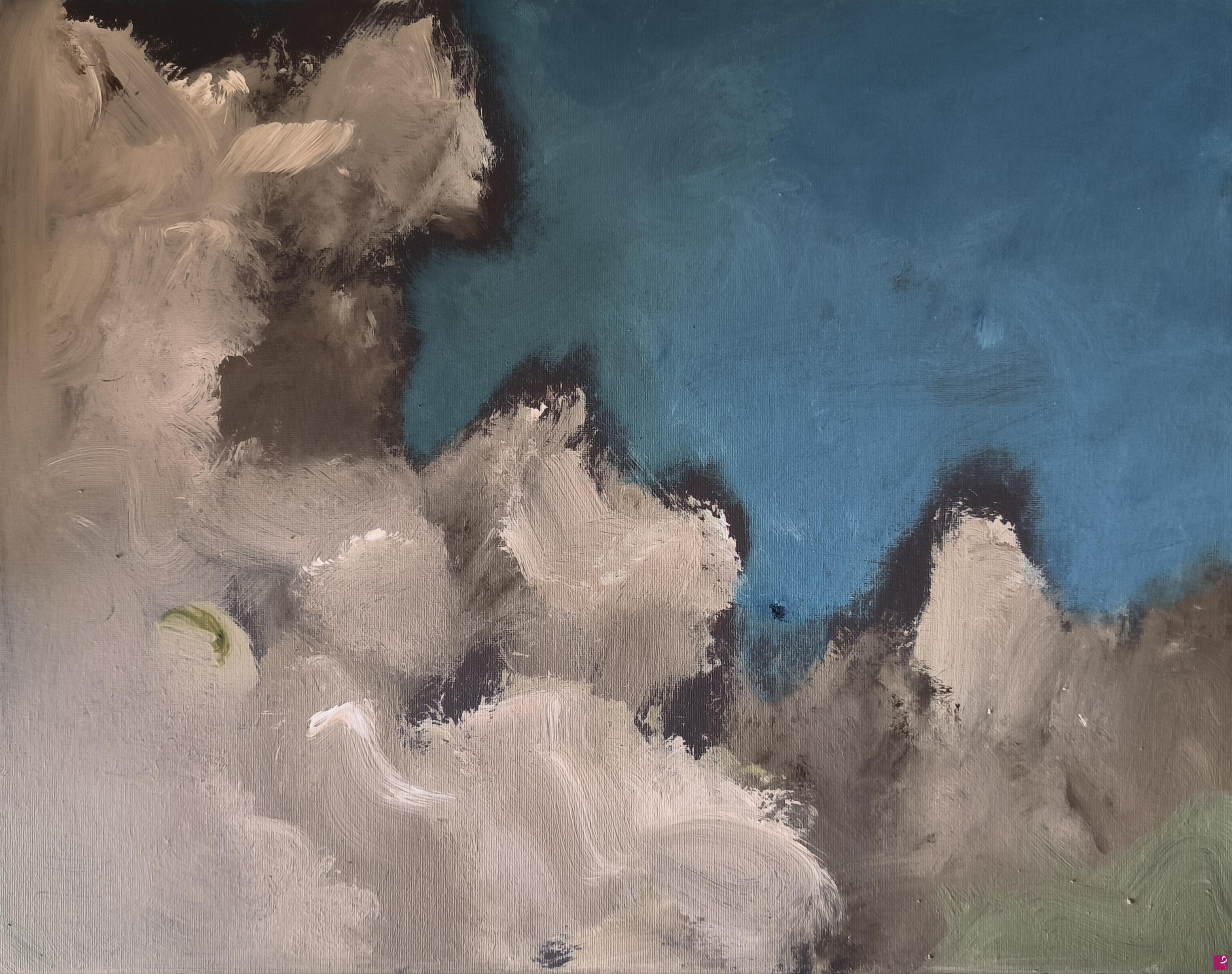 quadri in vendita online - nuages, huile à eau