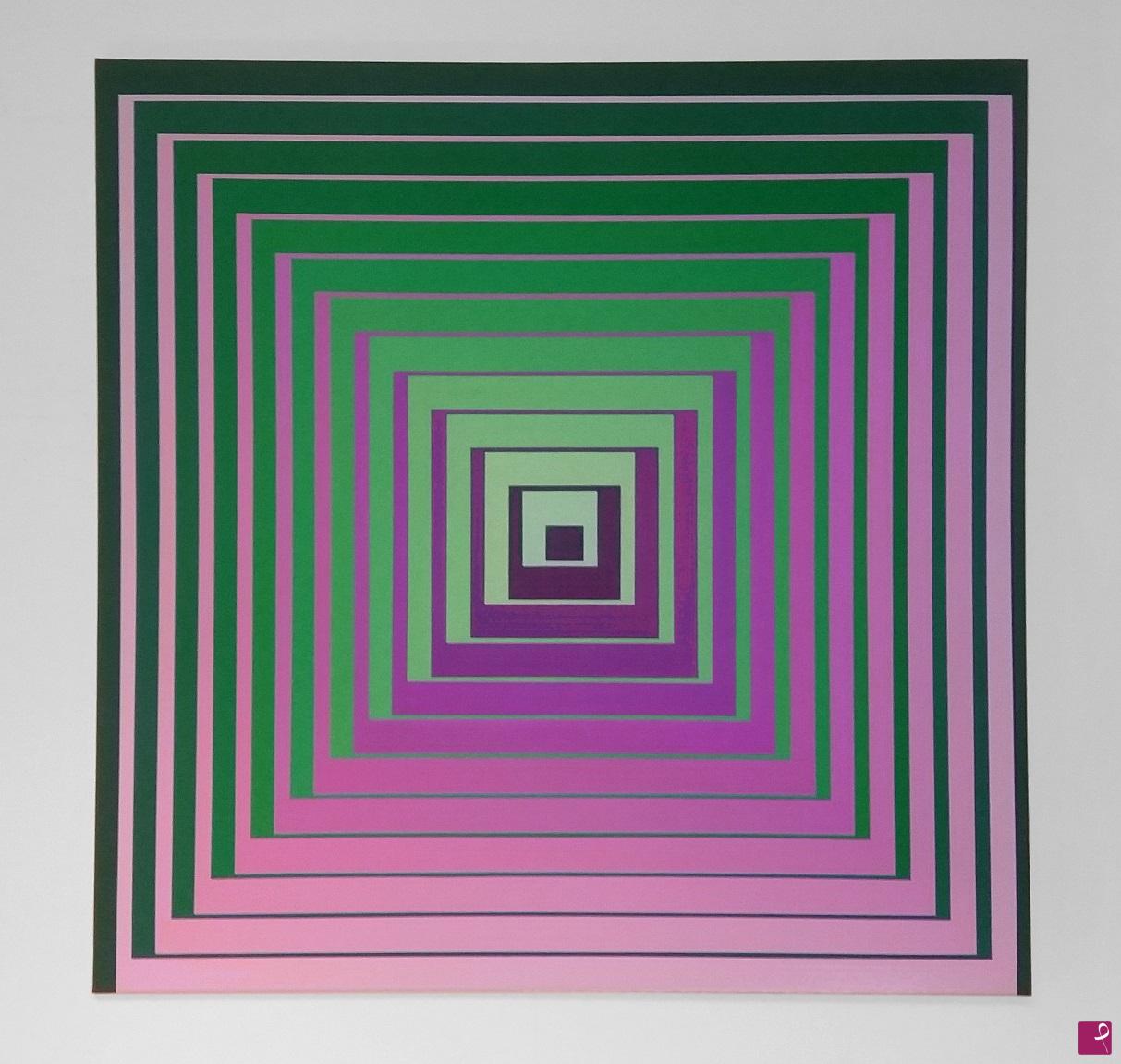 quadri in vendita online - Nuance Green Purple