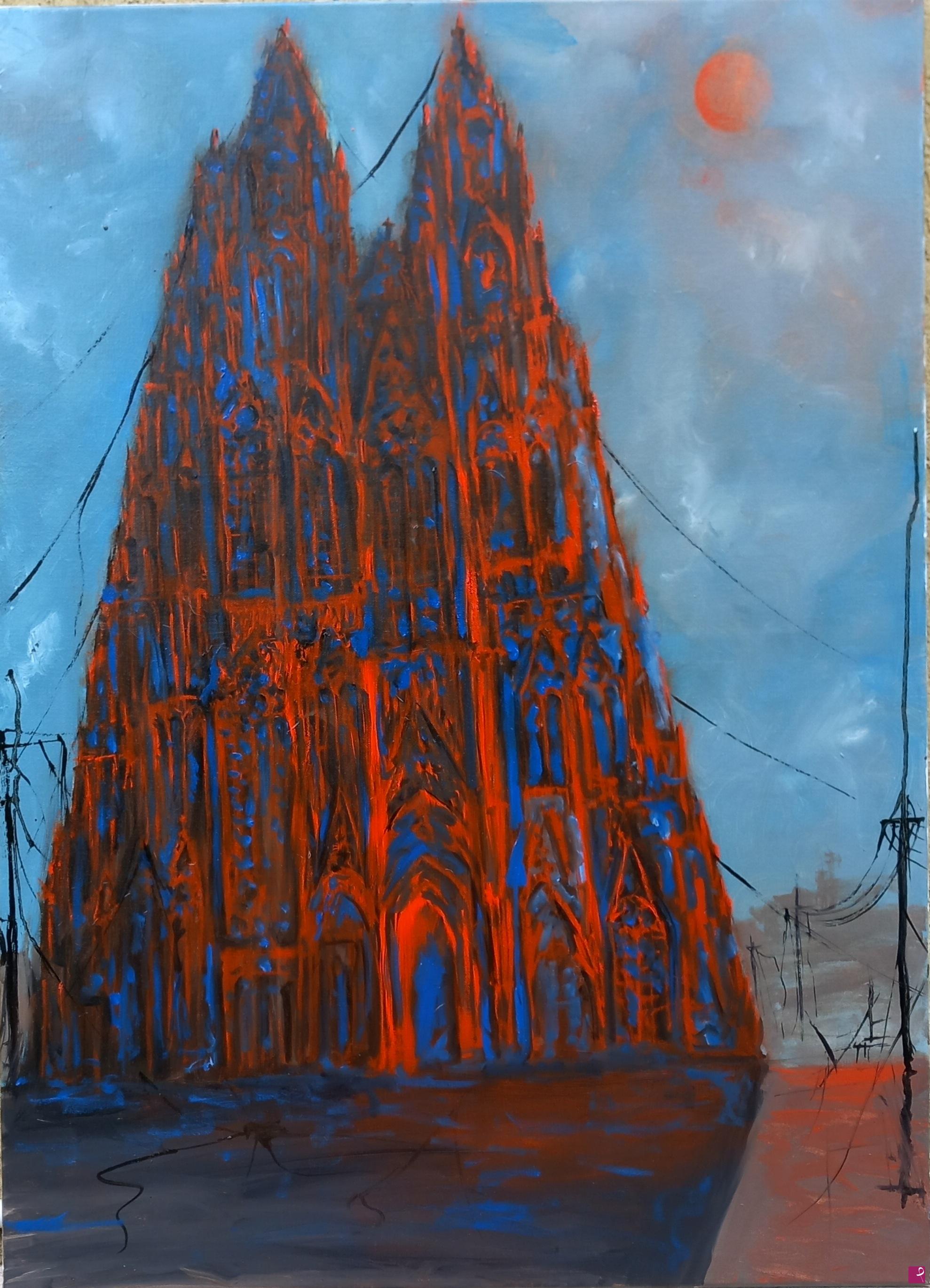 quadri in vendita online - Nuclear fauves (La cattedrale)