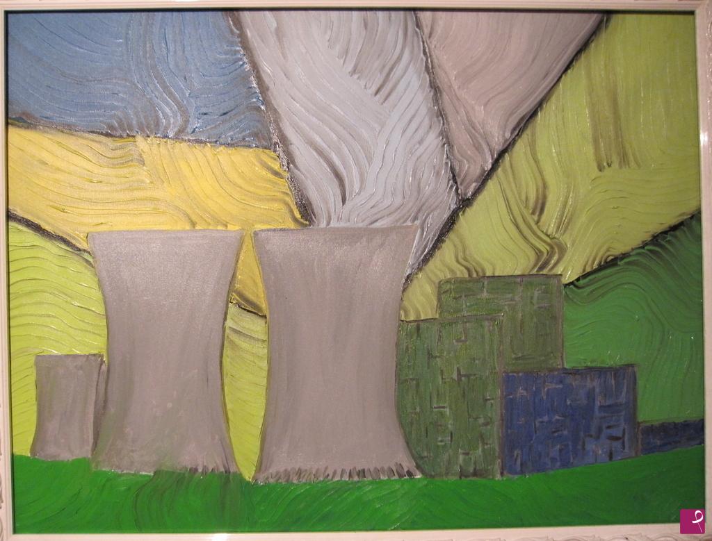quadri in vendita online - nuclear plant ------------INVITATO ALLA BIENNALE BARCELLONA E ROMA --------------IMPORTANTE LEGGETE NELLE CRITICHE 