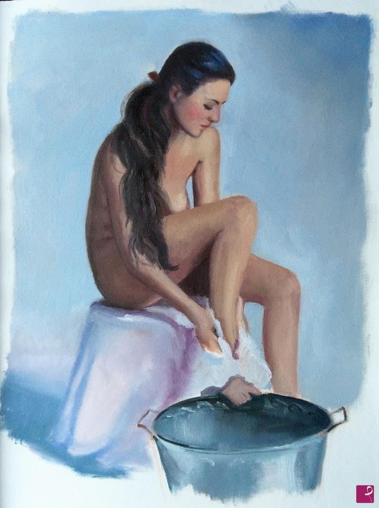 quadri in vendita online - Nudo a olio N.2/2019