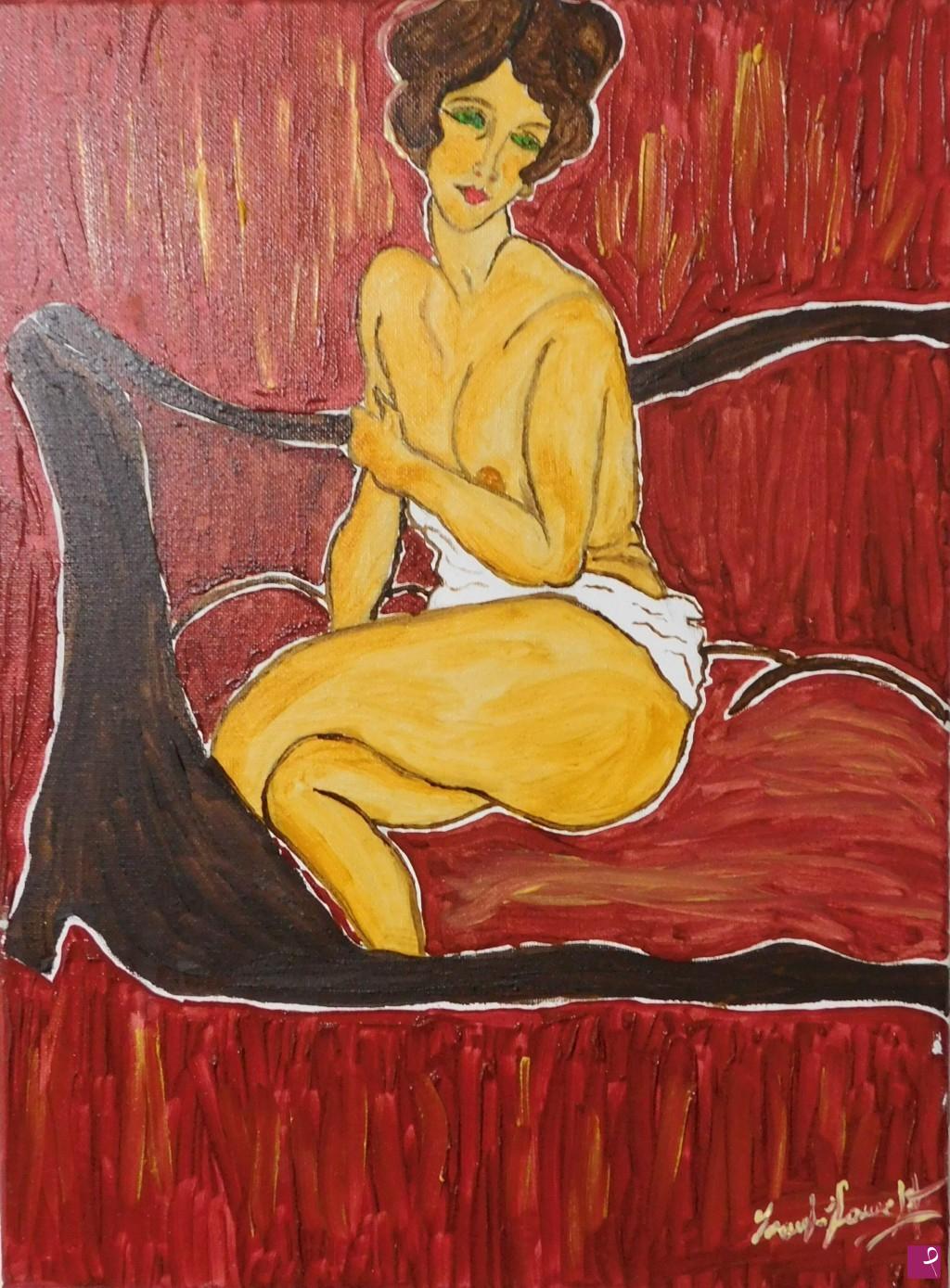 quadri in vendita online - NUDO DI DONNA - MODIGLIANI