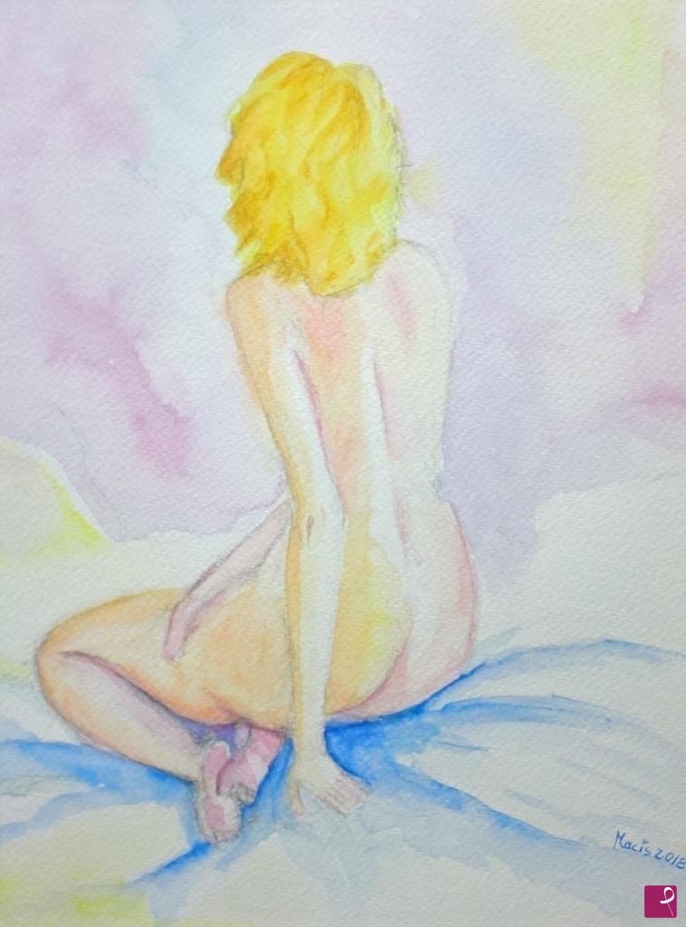 quadri in vendita online - nudo di donna