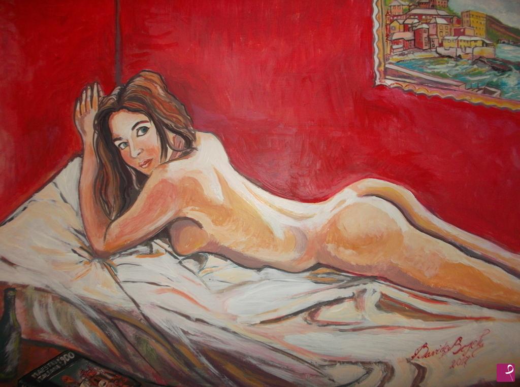 quadri in vendita online - nudo di donna