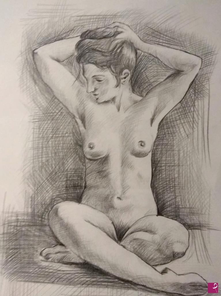 quadri in vendita online - Nudo di donna