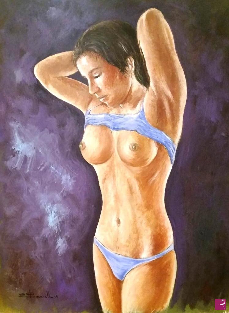 quadri in vendita online - Nudo di donna 