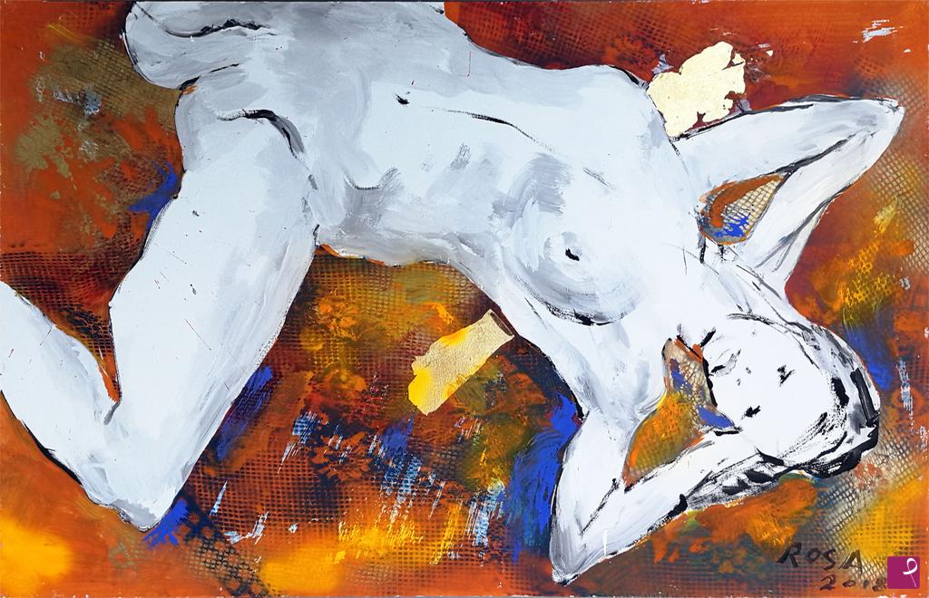 quadri in vendita online - Nudo di donna, 2018 -104x67