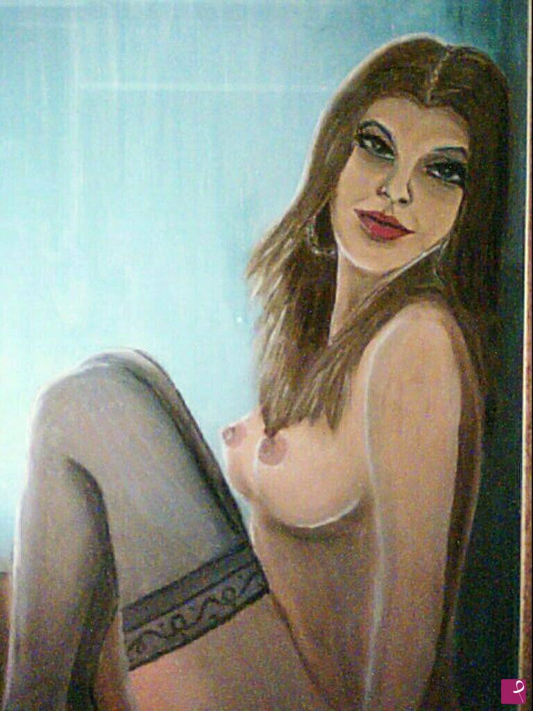 quadri in vendita online - nudo di donna