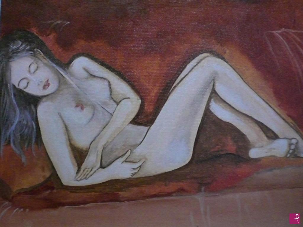 quadri in vendita online - nudo di donna