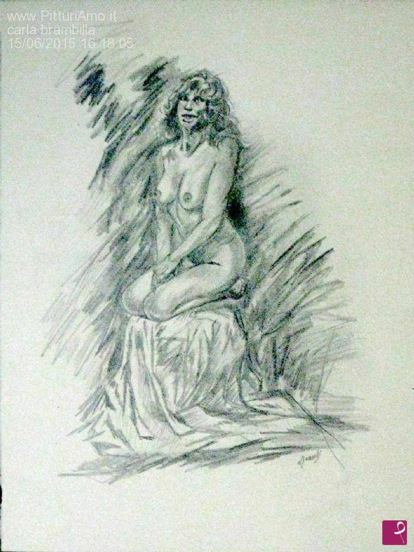 quadri in vendita online - nudo di giovane donna 6