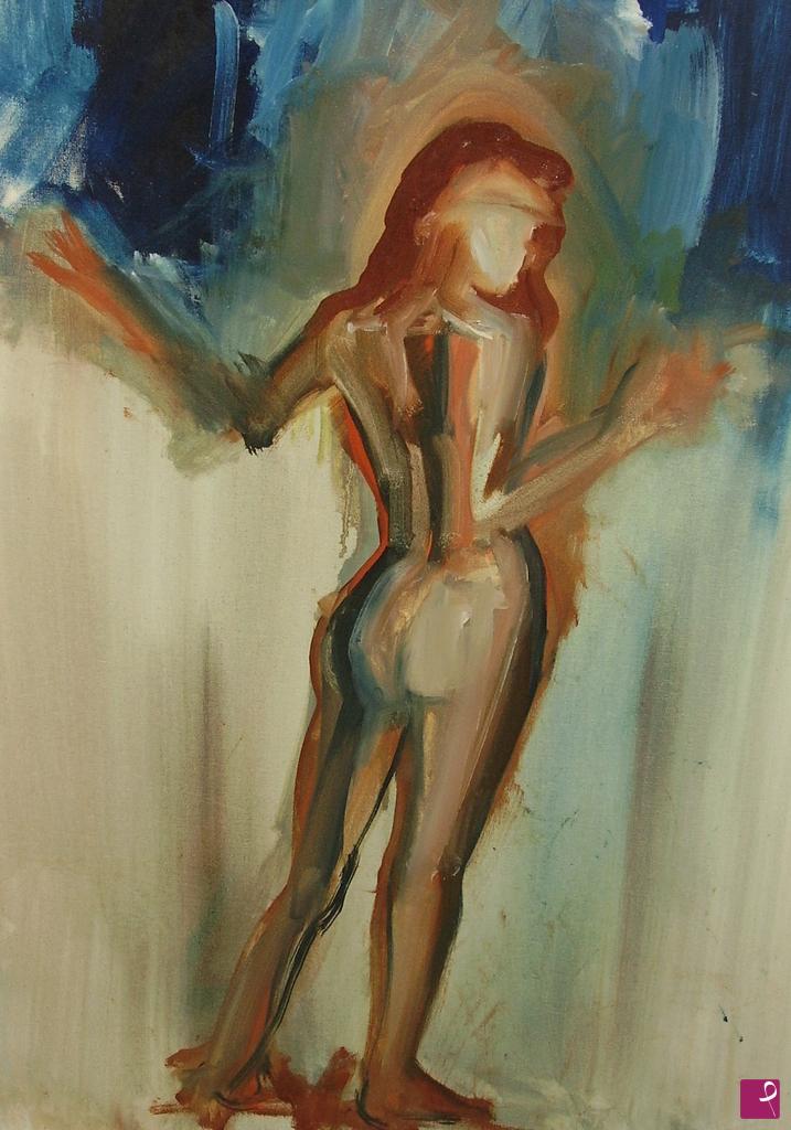 quadri in vendita online - Nudo di Modella, 2004