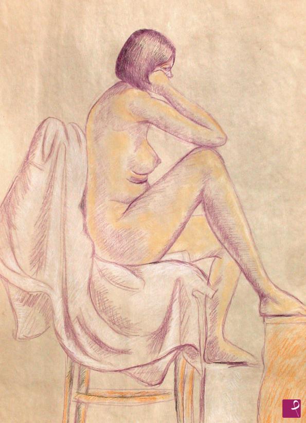 quadri in vendita online - Nudo femminile.