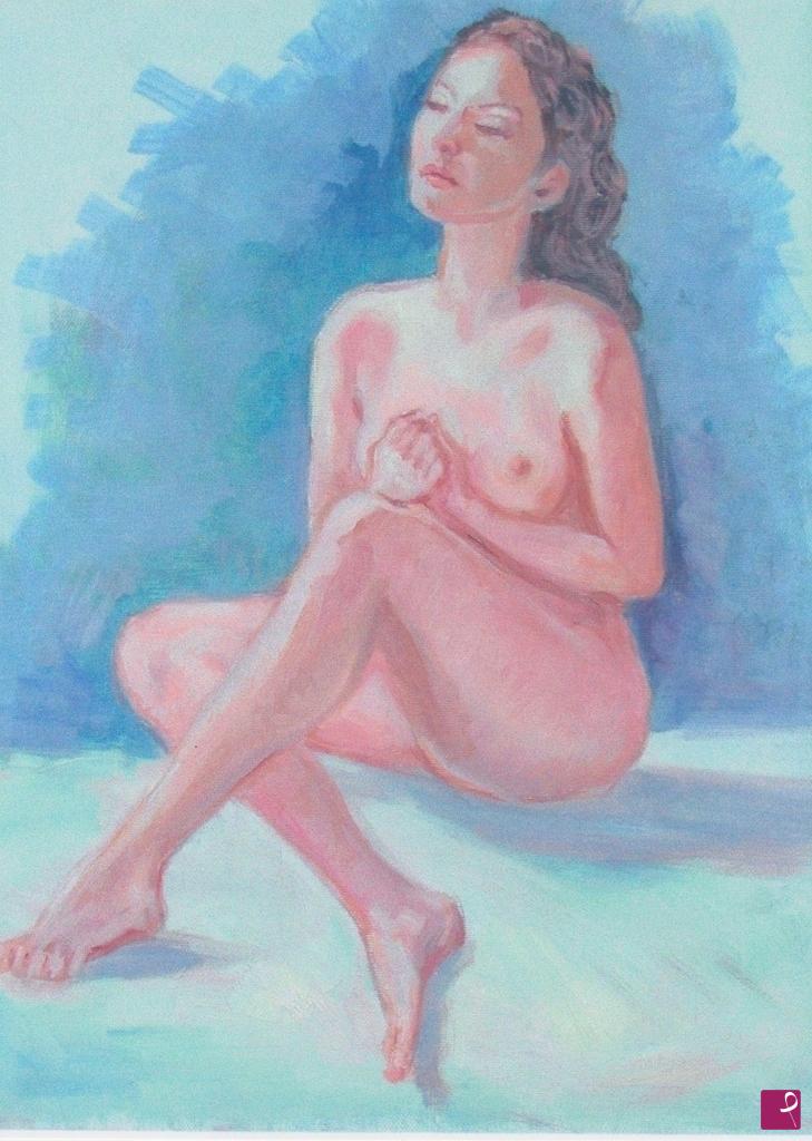 quadri in vendita online - Nudo femminile