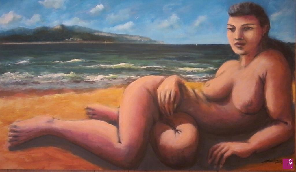 quadri in vendita online - Nudo metafisico 110x70
