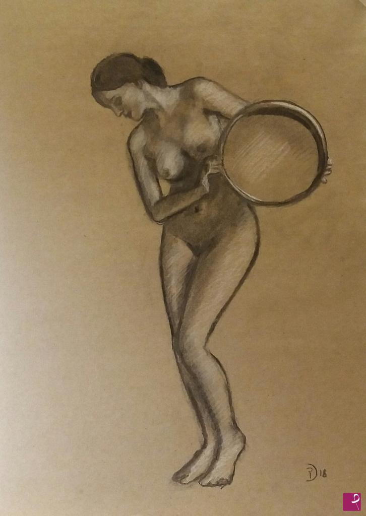 quadri in vendita online - Nudo n.1/ 2018
