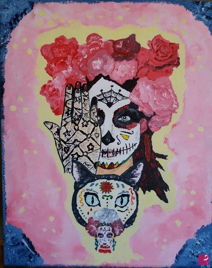 quadri in vendita online - Nuestra Señora de la Santa Muerte