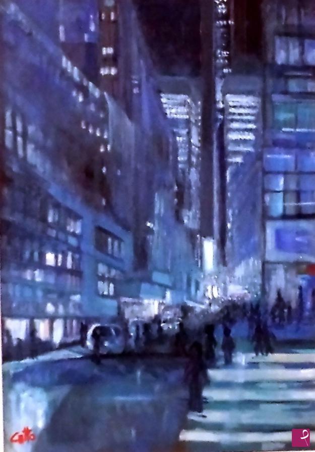 quadri in vendita online - N.Y. city scape