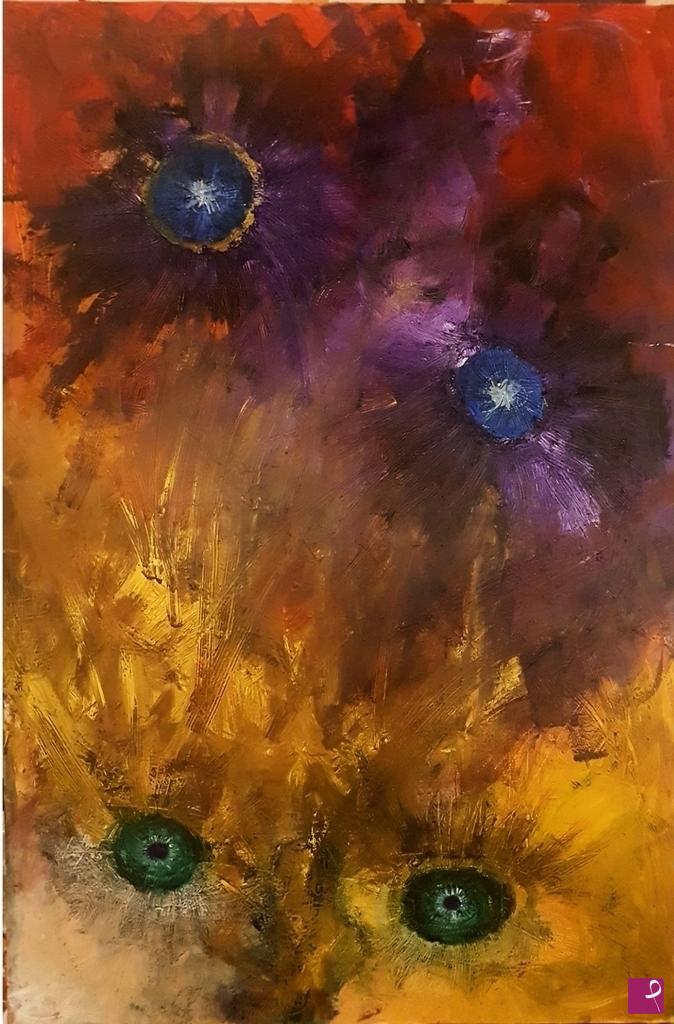 quadri in vendita online - O. R.  (un mio personale tributo a Odilon Redon) 